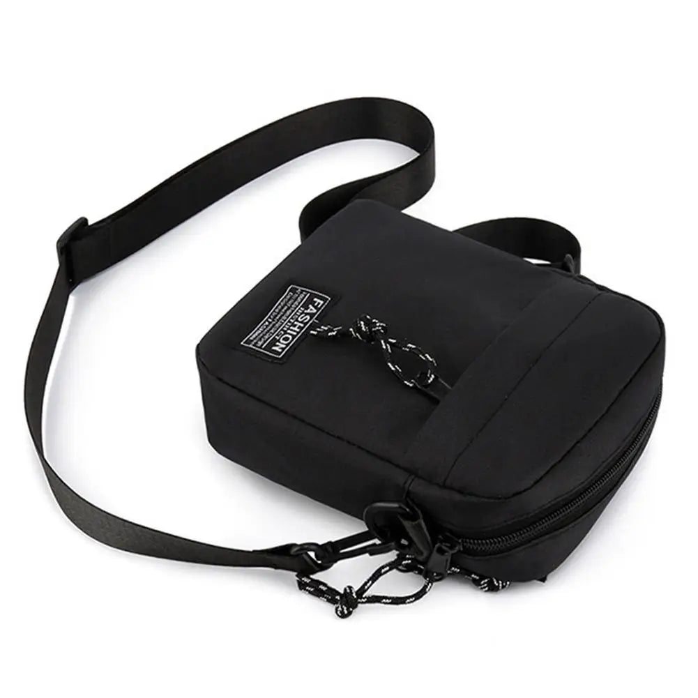 Crossbody Shoulder Bag Men's Small Bag Shoulder Bags Trendy Diagonal Backpack Chest Bags Light Boy Mini Casual Bag Waist Pack