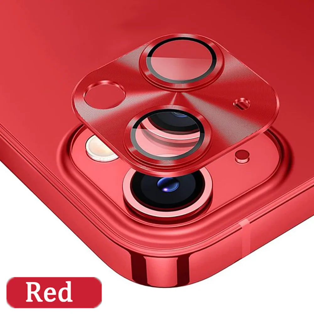 Metal Armor Camera Lens Protector For iPhone 16 Pro 17 13 11 12 14 15 Pro Max Tempered Glass For iPhone Mini Camera Protector