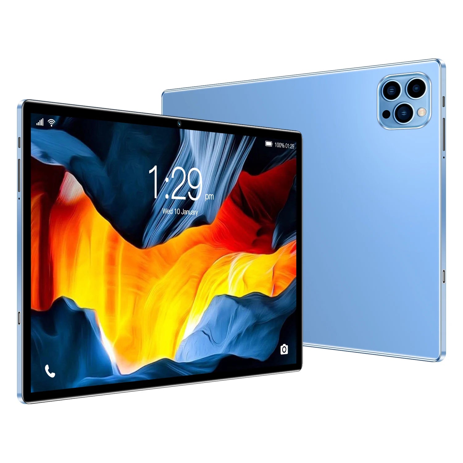 New 10.1 Inch Tablets Octa Core 3G Phone Call Dual SIM Dual Cameras 4+64GB Android 13 Google Play WiFi Bluetooth Global Version