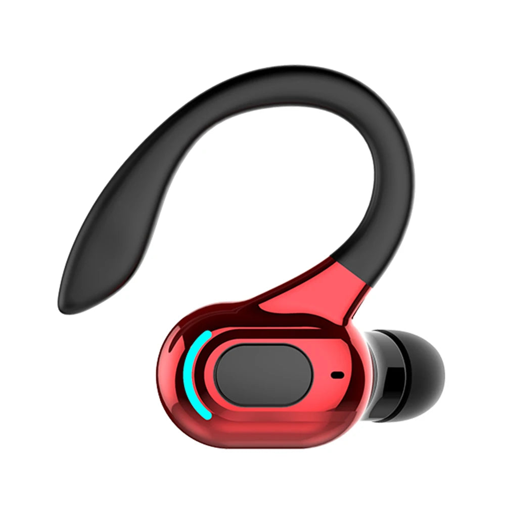 Waterproof Hanging Single Ear Earbuds Bluetooth-compatible 5.2 Noise Cancelling Sports Wireless Business Headphones