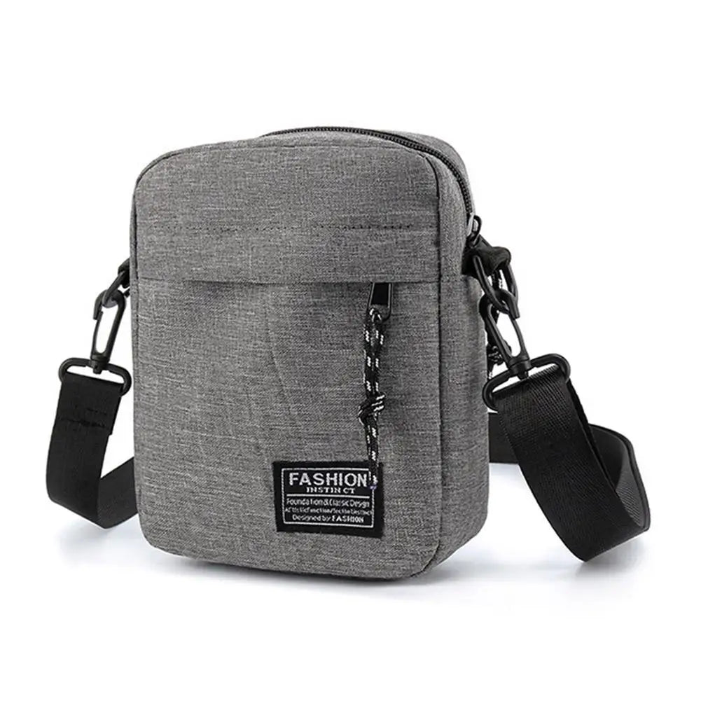 Crossbody Shoulder Bag Men's Small Bag Shoulder Bags Trendy Diagonal Backpack Chest Bags Light Boy Mini Casual Bag Waist Pack