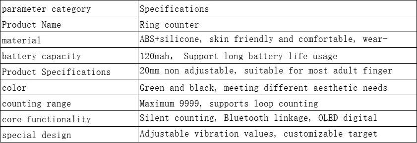 Smart APP Ring Counter Portable Digital Display Counter Bluetooth Counting Ring Time Reminder Wearable Tasbih Zikr Ring Misbah