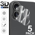 Tempered Glass Camera Lens Protectors for IPhone 17 ProMax 17 Pro 16 15 Clear Anti-scratch Lens Films for IPhone 16 Pro 15 Plus