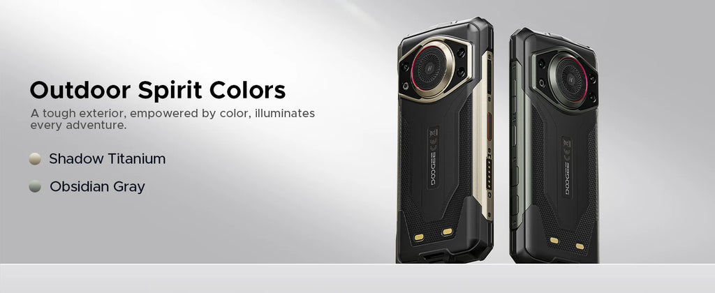 DOOGEE Fire 7 Ultra 5G Rugged Phone POC Walkie Talkie Mobile Phone 13000mAh Battery 32GB RAM (8+24) 256GB ROM Dimensity 6300 NFC