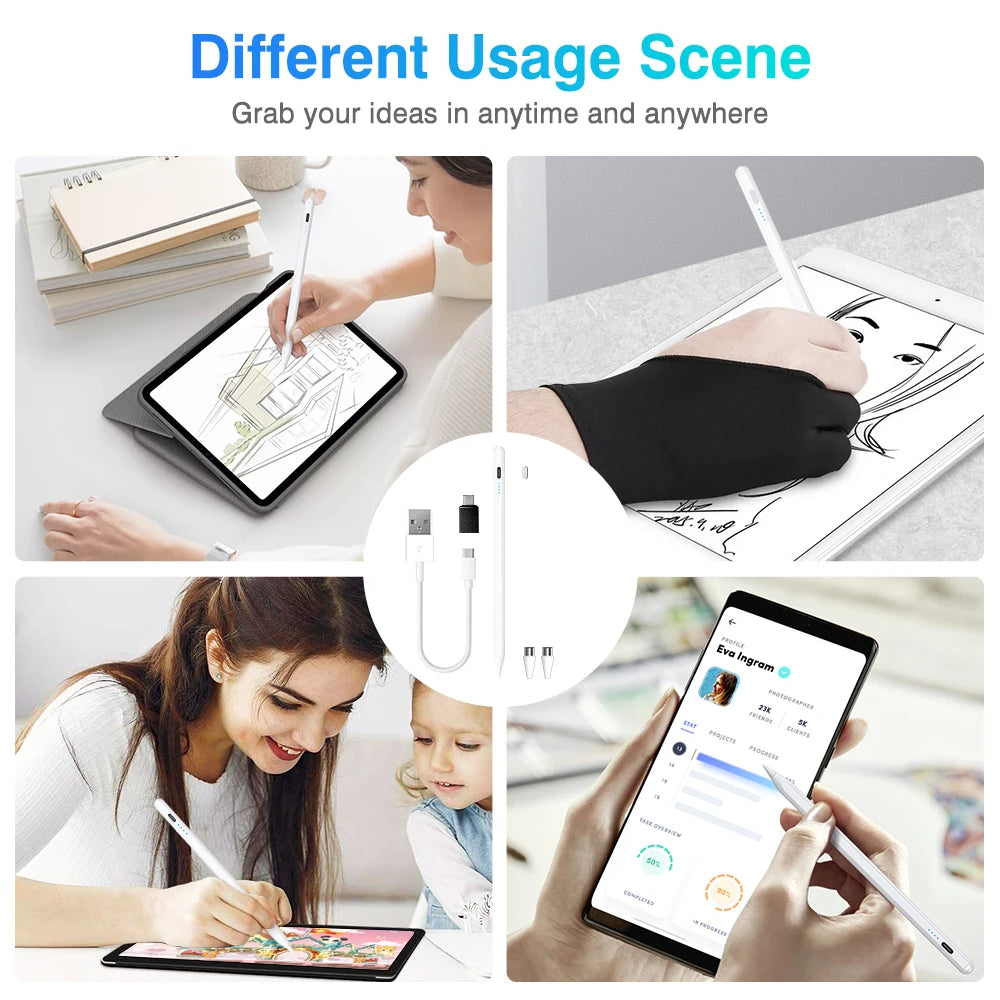 2025 Universal Stylus Pen For IOS Android Windows Tablet Phone Multicolor PEN Capacitive Stylus  Painting And Writing pencil