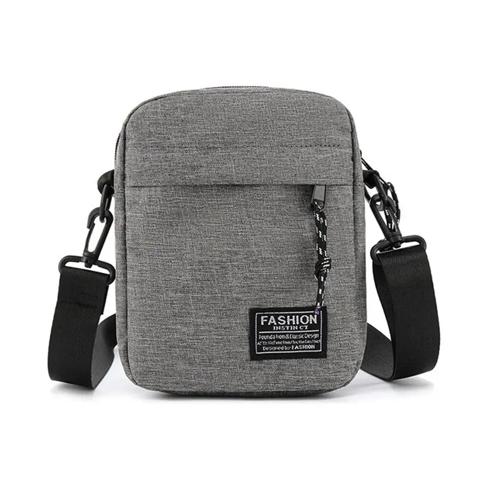 Crossbody Shoulder Bag Men's Small Bag Shoulder Bags Trendy Diagonal Backpack Chest Bags Light Boy Mini Casual Bag Waist Pack