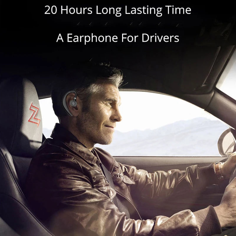 X27 Bluetooth 5.0 Earphone Business Wireless Headphone long Standby Noise Reduction Sports Headset Waterproof for Smartphone