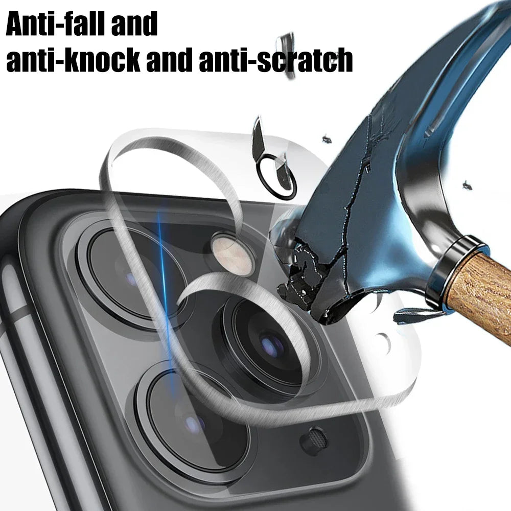 Tempered Glass Camera Lens Protectors for IPhone 17 ProMax 17 Pro 16 15 Clear Anti-scratch Lens Films for IPhone 16 Pro 15 Plus