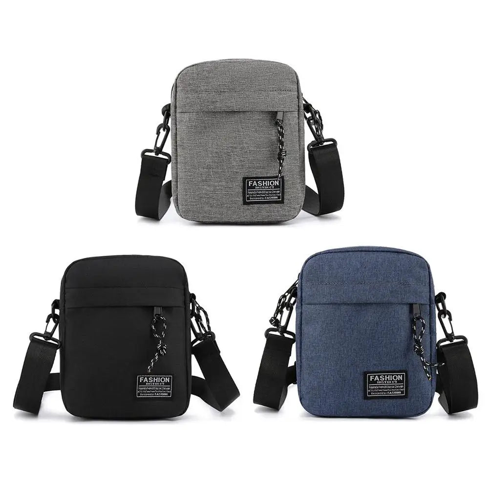 Crossbody Shoulder Bag Men's Small Bag Shoulder Bags Trendy Diagonal Backpack Chest Bags Light Boy Mini Casual Bag Waist Pack