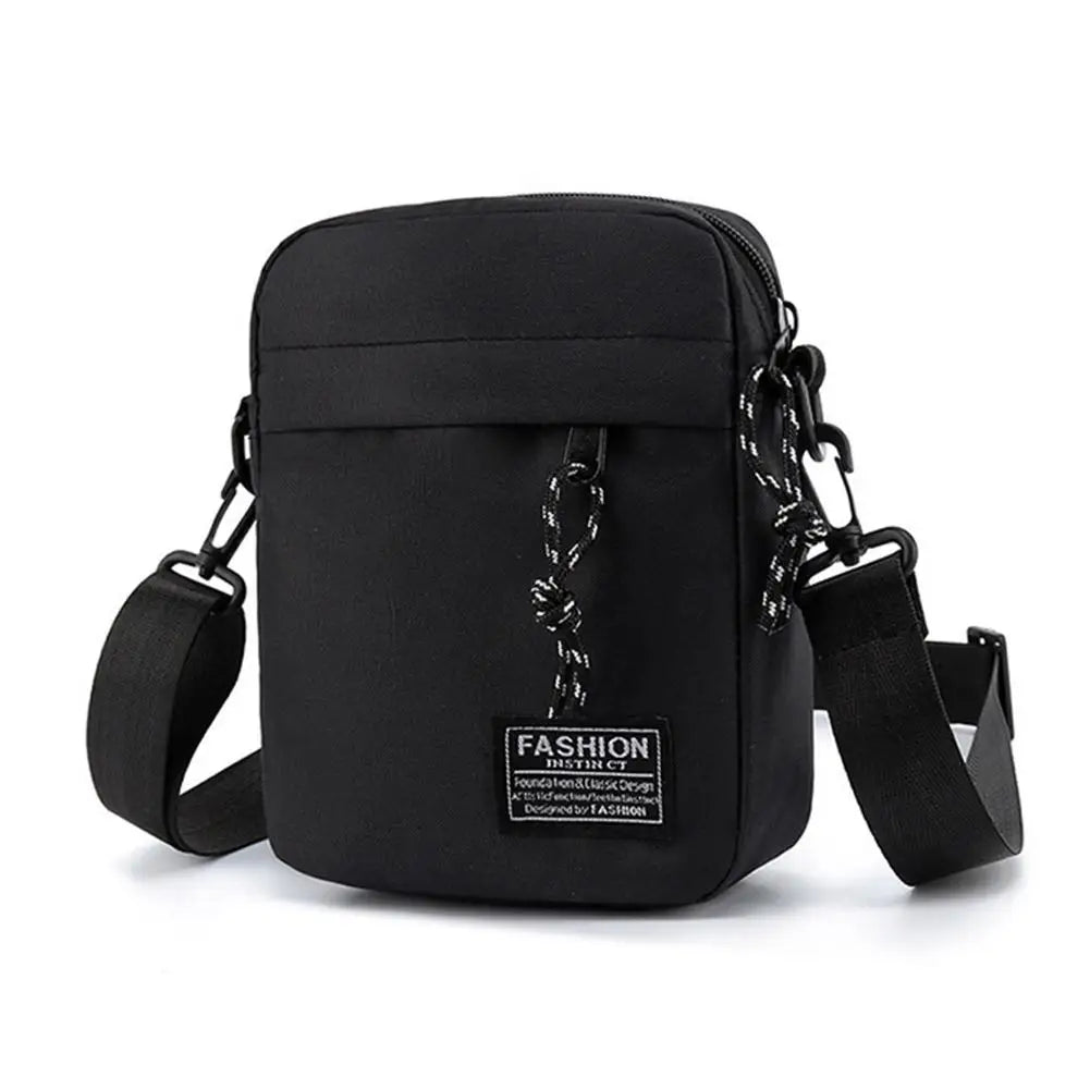 Crossbody Shoulder Bag Men's Small Bag Shoulder Bags Trendy Diagonal Backpack Chest Bags Light Boy Mini Casual Bag Waist Pack